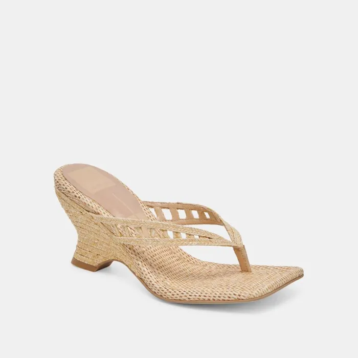 Wedges Women Dolce Vita Nullah Wedges Lt Natural Raffia
