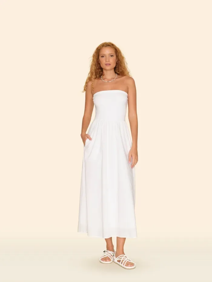 White Finnian Dress Women Dresses XRENA White Finnian Dress Women Dresses XRENA