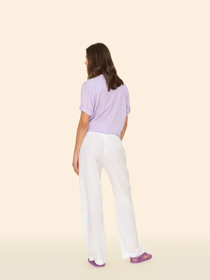White Piper Pant Pants and Jumpsuits XRENA Women White Piper Pant Pants and Jumpsuits XRENA Women
