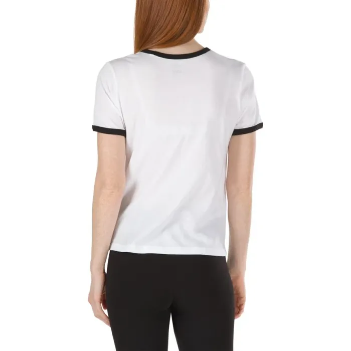 Women 2020 VTCS Poster Ringer Tee WhiteBlack TShirts and Tanks Vans Women 2020 VTCS Poster Ringer Tee WhiteBlack TShirts and Tanks Vans