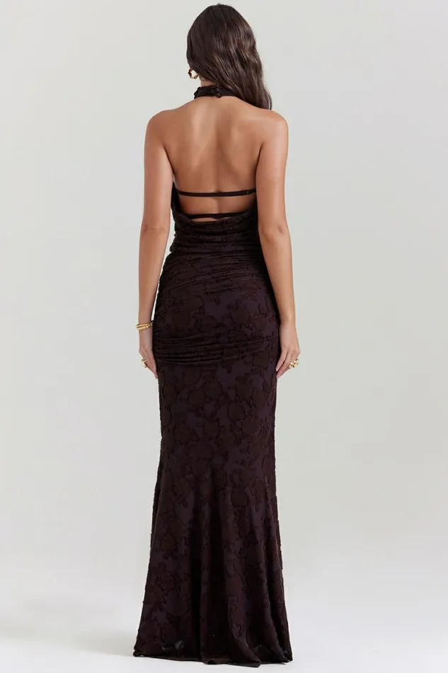 Women Adrielle Cocoa Midi Skirt House Of CB Bottoms