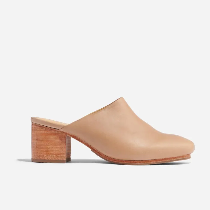 Women AllDay Heeled Mule Almond Nisolo Heels