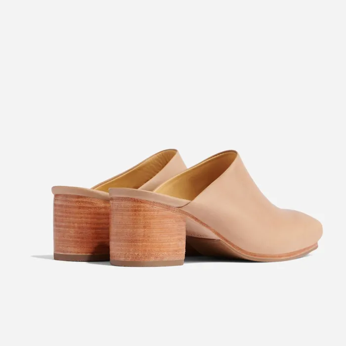 Women AllDay Heeled Mule Almond Nisolo Heels