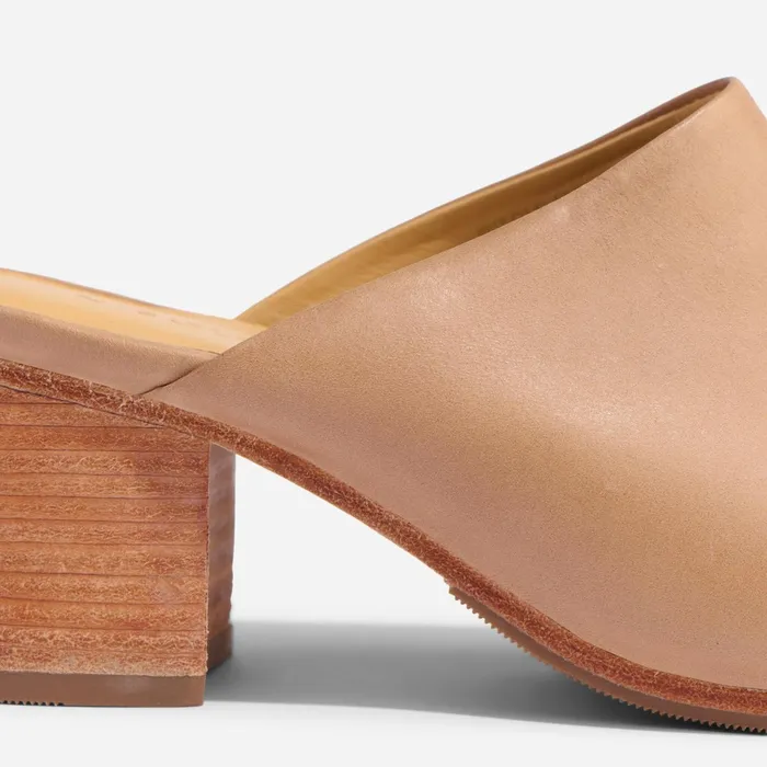 Women AllDay Heeled Mule Almond Nisolo Loafers and Mules