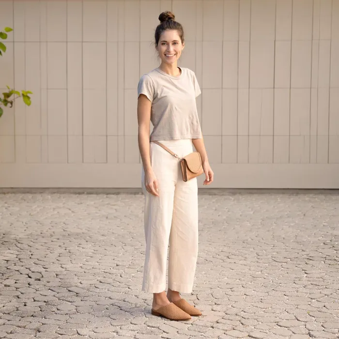 Women Ama Woven Mule Woven Almond Nisolo Loafers and Mules