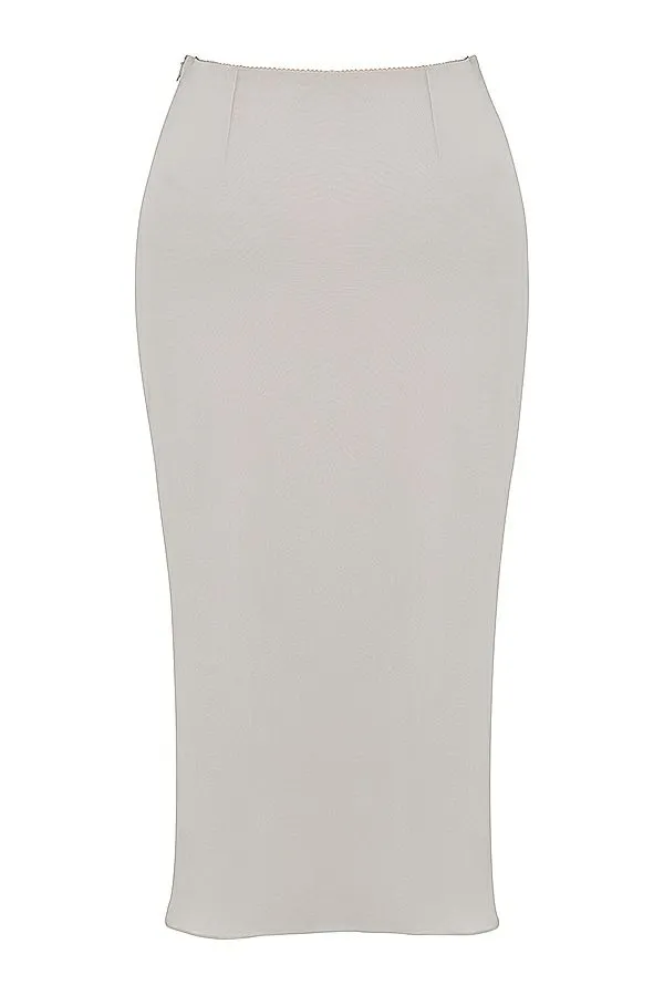 Women Amal Champagne Beaded Midi Skirt House Of CB Bottoms Women Amal Champagne Beaded Midi Skirt House Of CB Bottoms