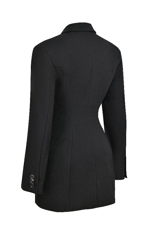 Women Amia Black Blazer Mini Dress House Of CB Dresses Women Amia Black Blazer Mini Dress House Of CB Dresses