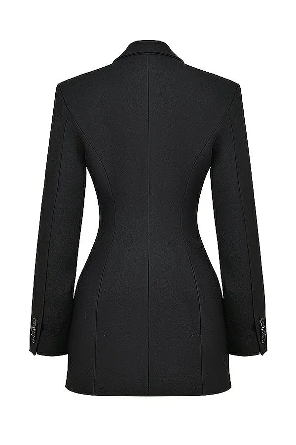 Women Amia Black Blazer Mini Dress House Of CB Dresses Women Amia Black Blazer Mini Dress House Of CB Dresses