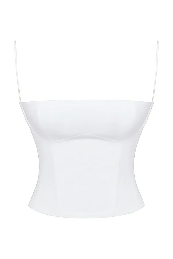 Women Audette White Structured Corset House Of CB Corsets Women Audette White Structured Corset House Of CB Corsets