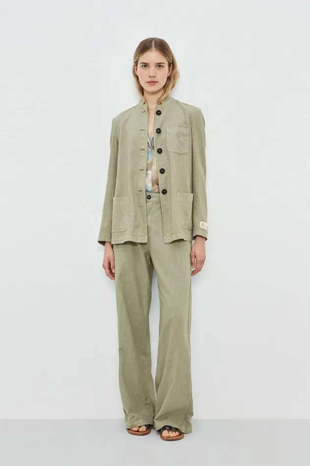 Women BALIW 8211 Cotton Singlebreasted Jacket 8211 Fango Massimo Alba Jackets and Coats Women BALIW 8211 Cotton Singlebreasted Jacket 8211 Fango Massimo Alba Jackets and Coats