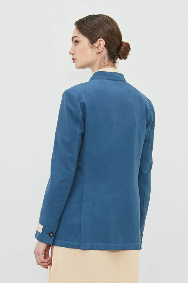Women BALIW 8211 Cotton Singlebreasted Jacket 8211 Oltremare Massimo Alba Jackets and Coats Women BALIW 8211 Cotton Singlebreasted Jacket 8211 Oltremare Massimo Alba Jackets and Coats