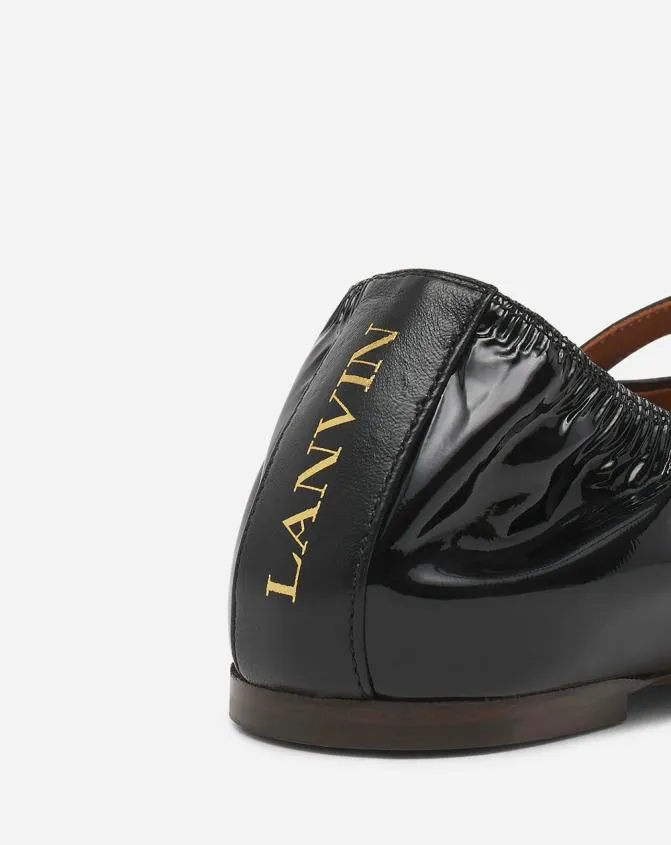 Women Ballerinas Lanvin Mary Jane In Glossy Leather Black Women Ballerinas Lanvin Mary Jane In Glossy Leather Black