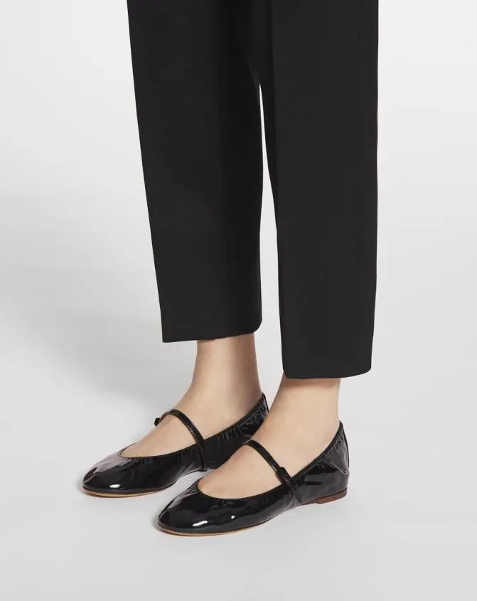 Women Ballerinas Lanvin Mary Jane In Glossy Leather Black Women Ballerinas Lanvin Mary Jane In Glossy Leather Black