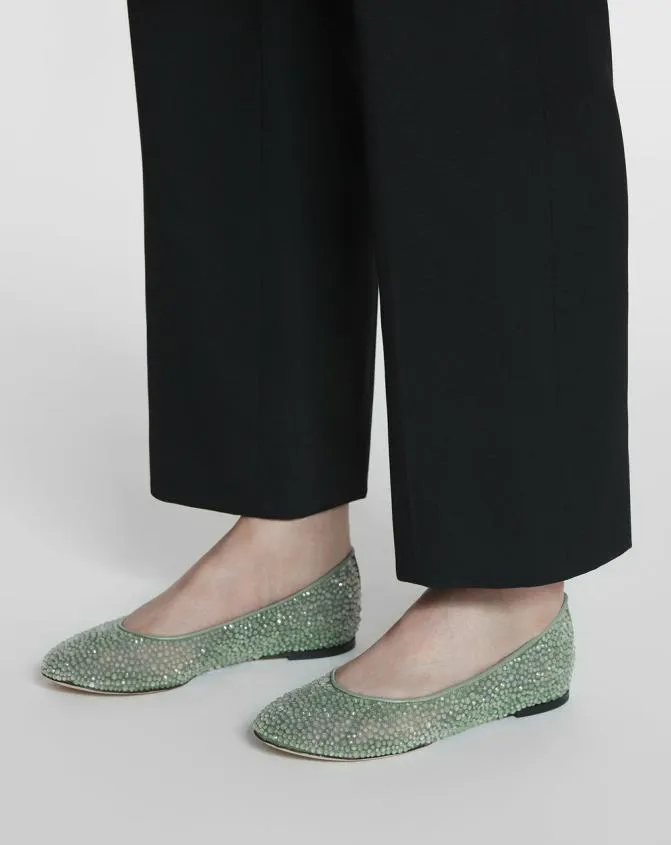 Women Ballerinas Lanvin Mesh Ballerina With Rhinestones Meleze Women Ballerinas Lanvin Mesh Ballerina With Rhinestones Meleze
