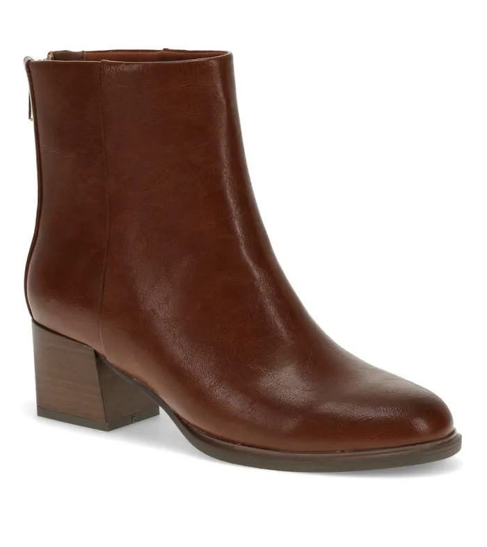 Women Baretraps Booties Bessie Block Heel Bootie Mahogany