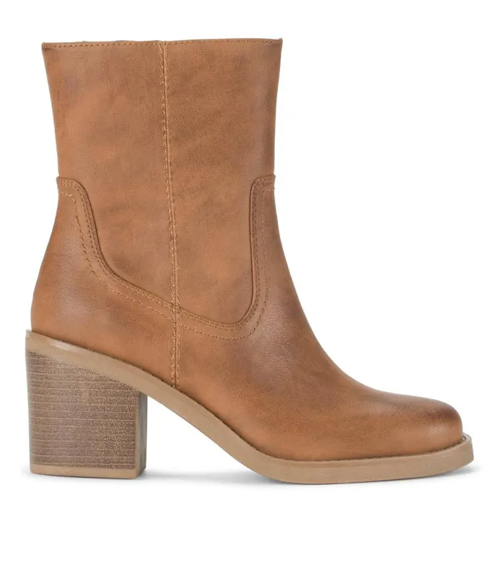 Women Baretraps Booties Mckenna Mid Calf Boot Cognac Women Baretraps Booties Mckenna Mid Calf Boot Cognac