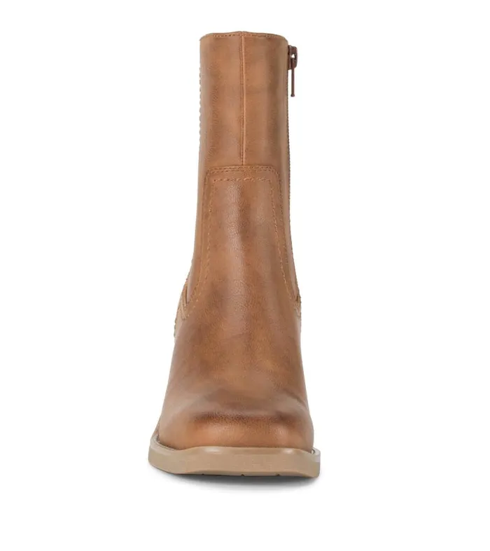 Women Baretraps Booties Mckenna Mid Calf Boot Cognac Women Baretraps Booties Mckenna Mid Calf Boot Cognac