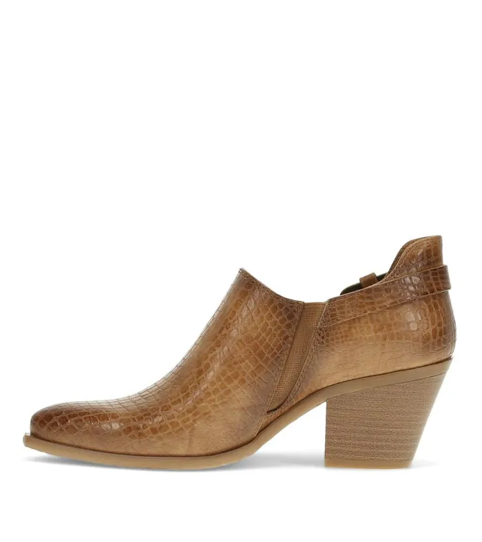 Women Baretraps Booties Yanah Block Heel Ankle Bootie Dark Almond Women Baretraps Booties Yanah Block Heel Ankle Bootie Dark Almond