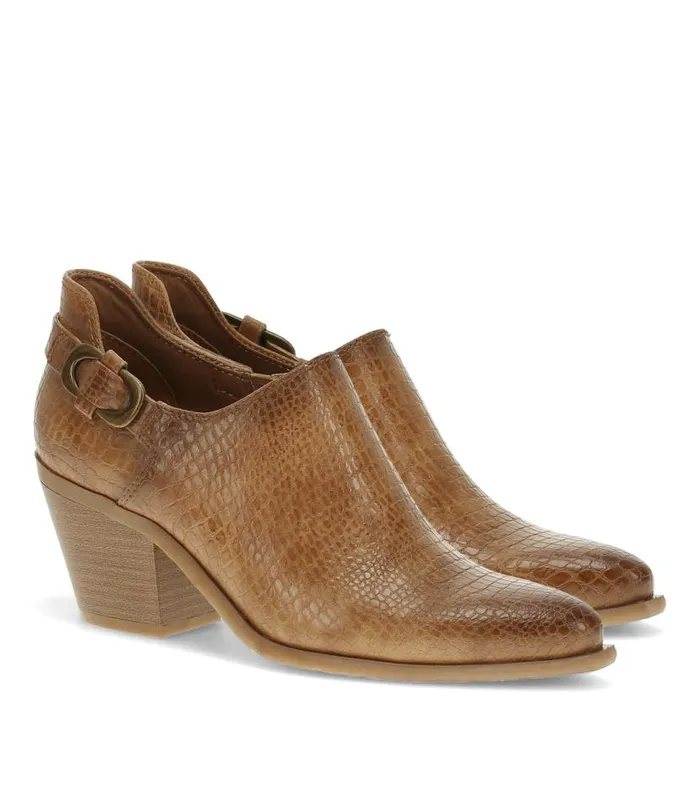 Women Baretraps Booties Yanah Block Heel Ankle Bootie Dark Almond Women Baretraps Booties Yanah Block Heel Ankle Bootie Dark Almond