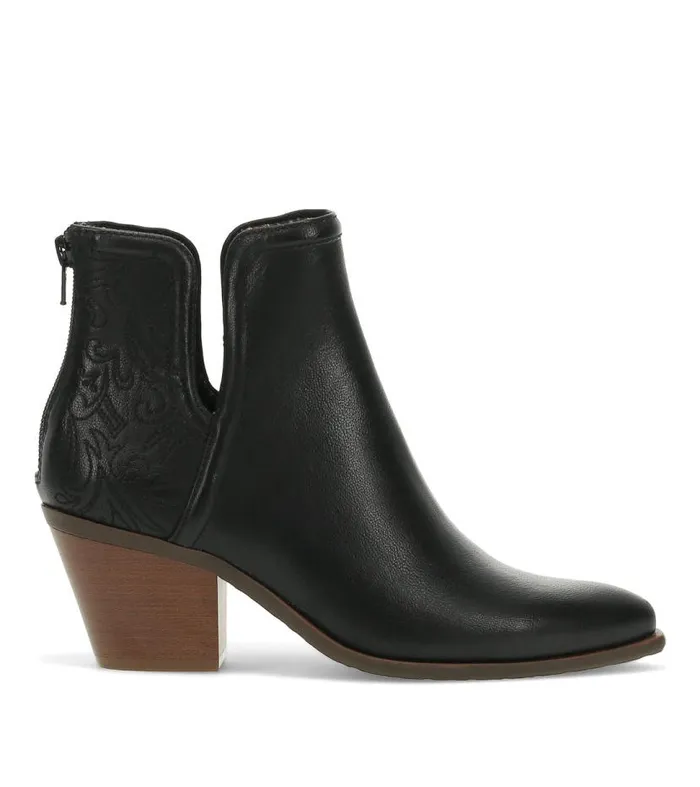Women Baretraps Booties Yara Block Heel Bootie Black