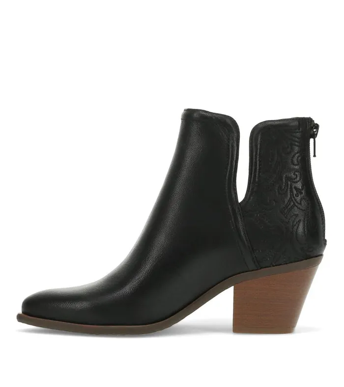 Women Baretraps Booties Yara Block Heel Bootie Black