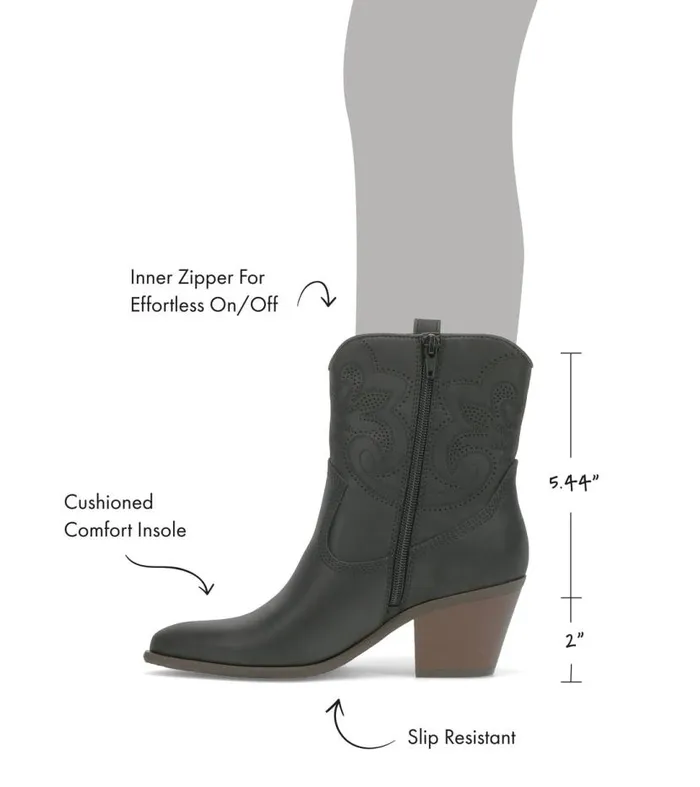 Women Baretraps Booties Yenni Western Boot Black Women Baretraps Booties Yenni Western Boot Black