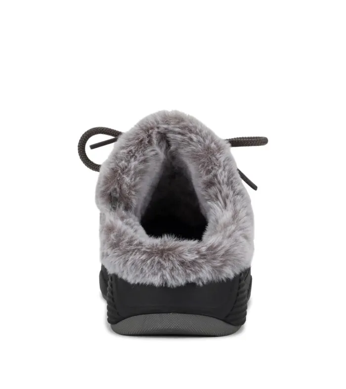 Women Baretraps Clogs and Mules Landon Clog Slipper Dark Grey Zebra