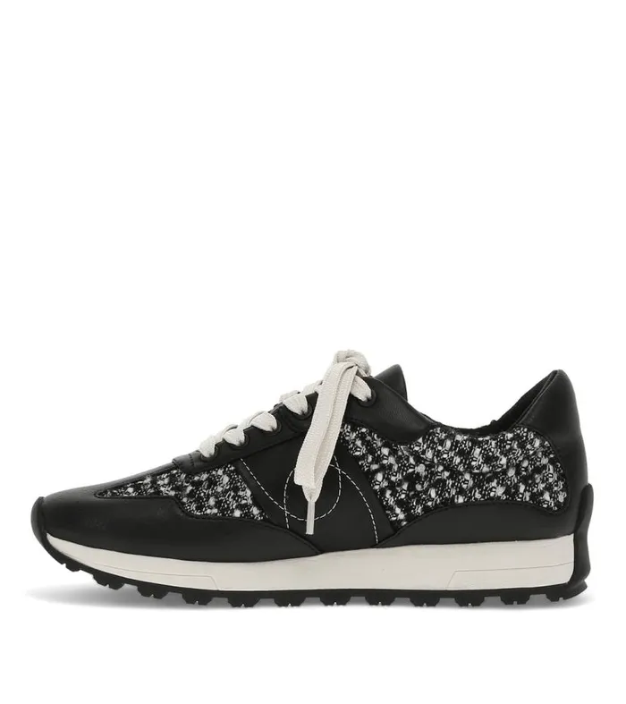 Women Baretraps Flats and Loafers Gwenda Lace Up Sneaker Black Multi Women Baretraps Flats and Loafers Gwenda Lace Up Sneaker Black Multi