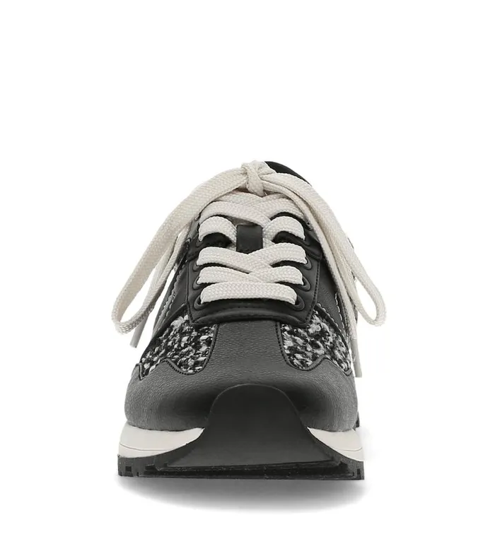 Women Baretraps Flats and Loafers Gwenda Lace Up Sneaker Black Multi Women Baretraps Flats and Loafers Gwenda Lace Up Sneaker Black Multi