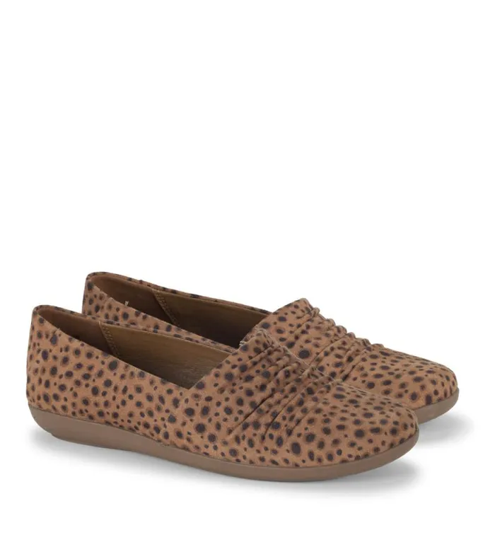 Women Baretraps Flats and Loafers Piper Slip On Brown Multi Leopard Women Baretraps Flats and Loafers Piper Slip On Brown Multi Leopard