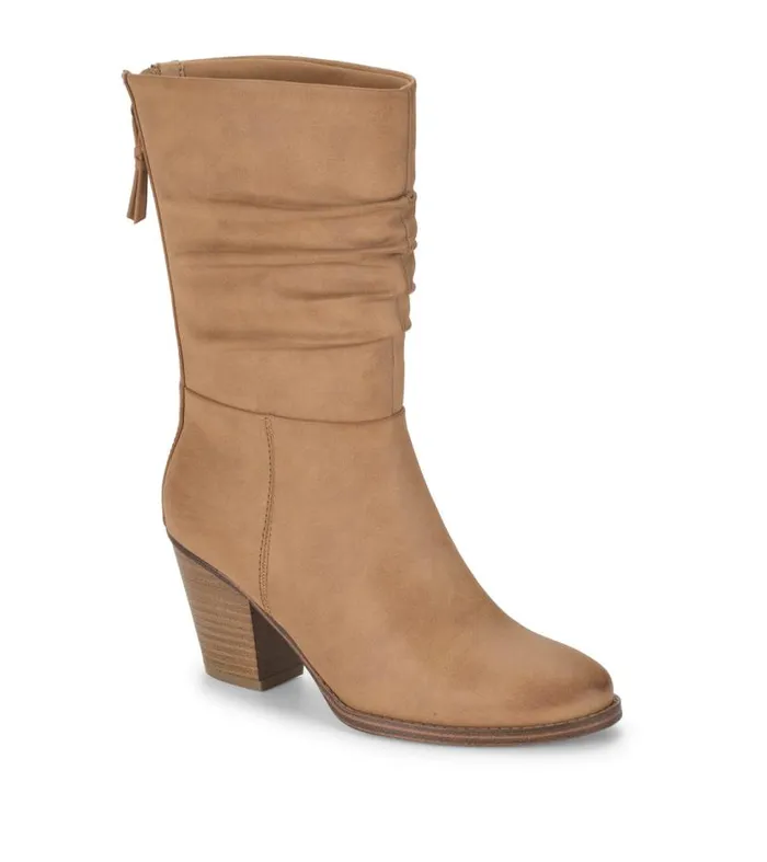 Women Baretraps Knee High Boots Camila Mid Calf Boot Salted Caramel