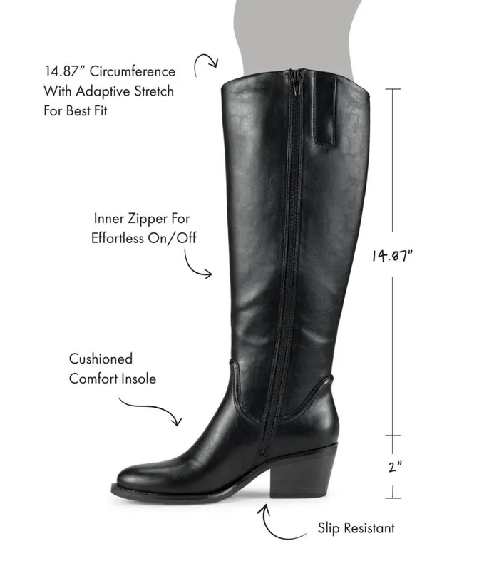 Women Baretraps Knee High Boots Laryssa Riding Boot Black Women Baretraps Knee High Boots Laryssa Riding Boot Black