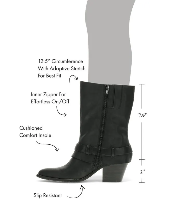 Women Baretraps Knee High Boots Yamura Midi Boot Black Women Baretraps Knee High Boots Yamura Midi Boot Black