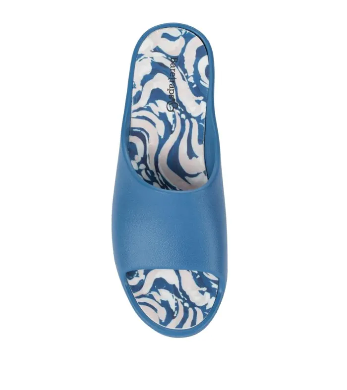 Women Baretraps Slides and Slip On Sandals Parvati Platform Sandal Atlantic Blue