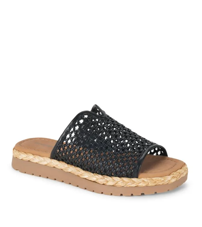 Women Baretraps Slides and Slip On Sandals Tasmine Slide Sandal Black