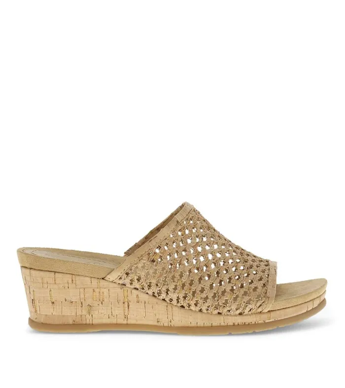 Women Baretraps Wedge Sandals Flossey Wedge Slide Sandal Natural Cork Women Baretraps Wedge Sandals Flossey Wedge Slide Sandal Natural Cork