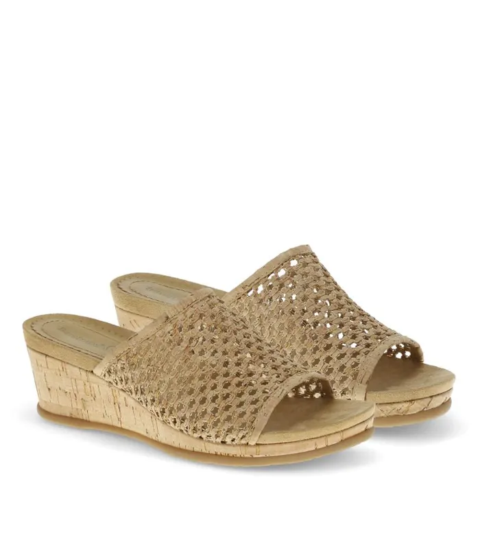 Women Baretraps Wedge Sandals Flossey Wedge Slide Sandal Natural Cork Women Baretraps Wedge Sandals Flossey Wedge Slide Sandal Natural Cork