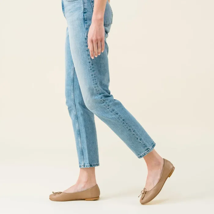 Women Bea GoTo Ballet Almond Nisolo Flats and Slip Ons