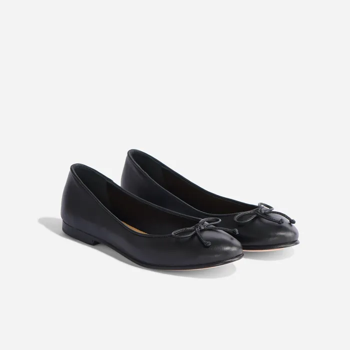 Women Bea GoTo Ballet Black Nisolo Flats and Slip Ons
