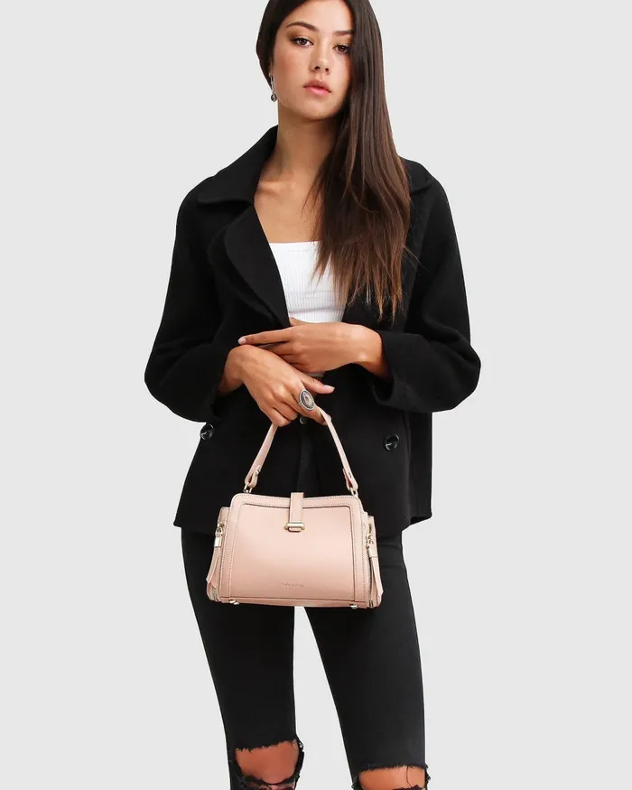 Women Belle and Bloom I039m Yours Wool Blend Peacoat 8211 Black Coats and Jackets