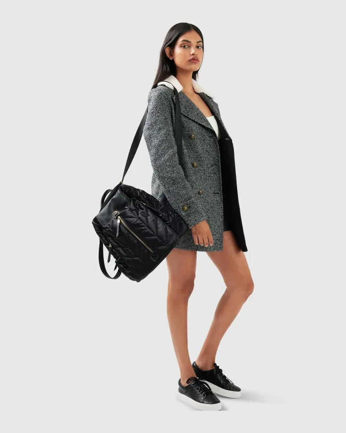 Women Belle and Bloom Liberty Sherpa Collar Wool Blend Coat 8211 Charcoal Coats and Jackets