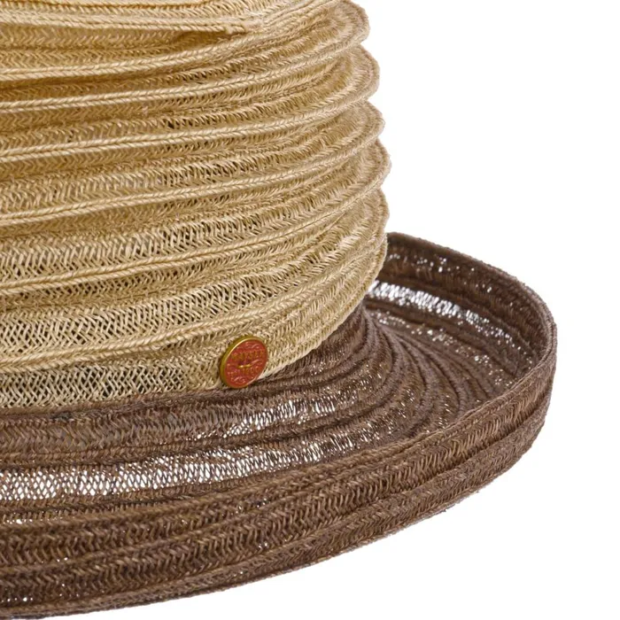 Women Belma New Pleated Hat Burgundy Mayser Straw Hats Women Belma New Pleated Hat Burgundy Mayser Straw Hats