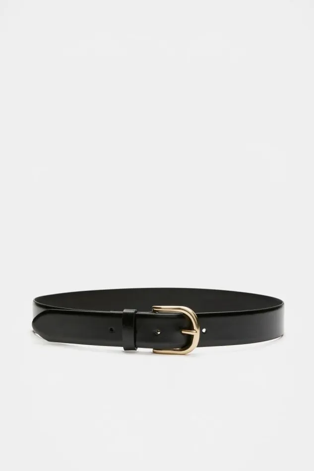 Women Belts Seed Heritage Faye Buckle Belt Black