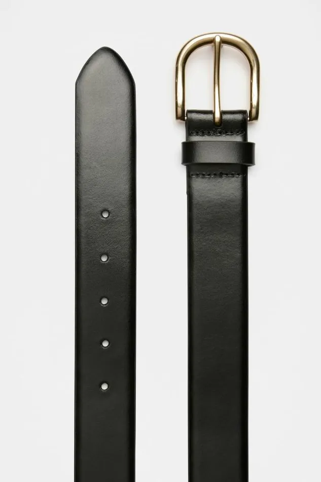 Women Belts Seed Heritage Faye Buckle Belt Black