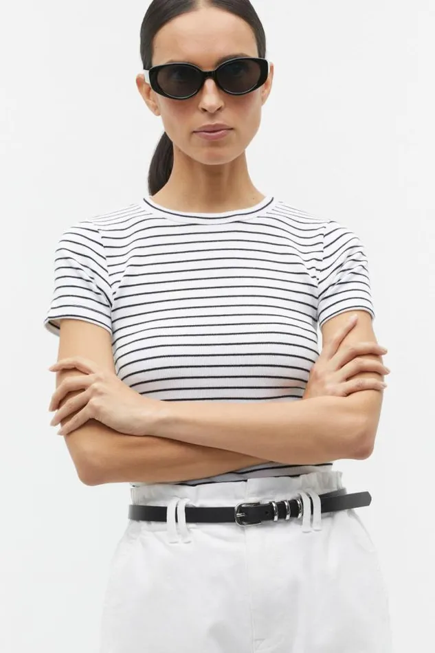 Women Belts Seed Heritage Gia Triple Keeper Belt Black