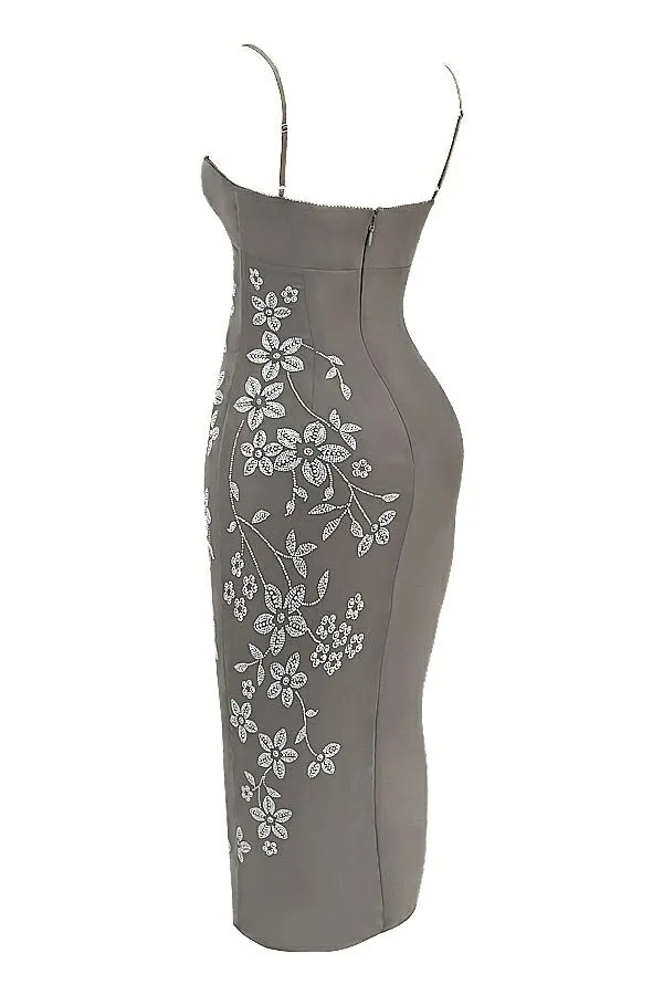Women Blanca Smoke Crystal Embellished Midi Dress House Of CB Dresses Women Blanca Smoke Crystal Embellished Midi Dress House Of CB Dresses