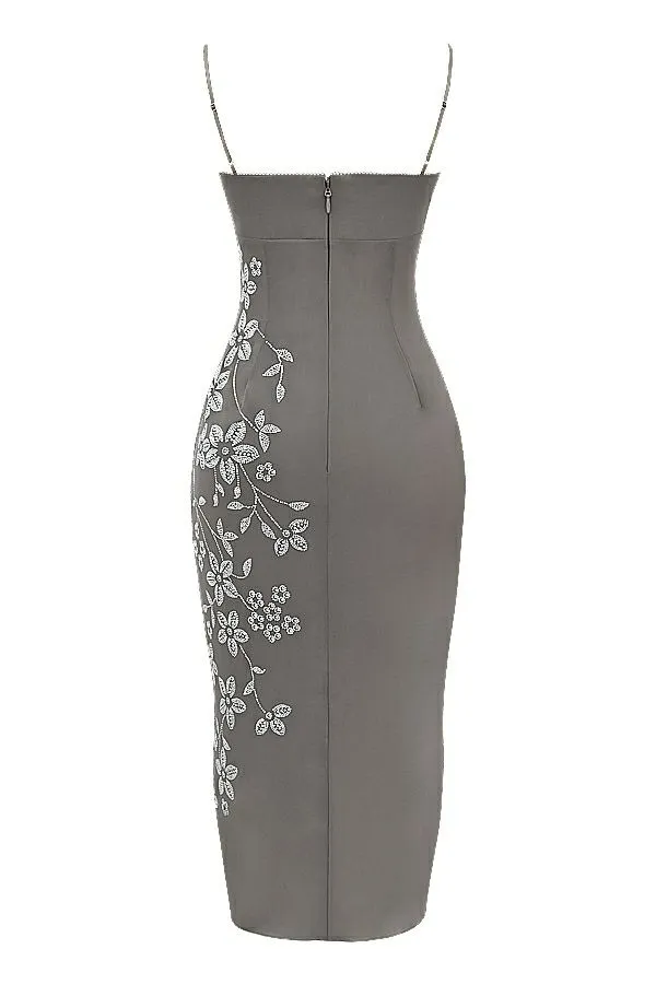 Women Blanca Smoke Crystal Embellished Midi Dress House Of CB Dresses Women Blanca Smoke Crystal Embellished Midi Dress House Of CB Dresses
