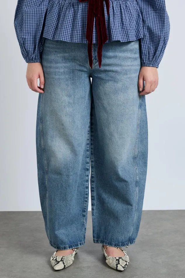 Women Bottoms Damson Madder Dion Jeans 8211 Vintage Wash