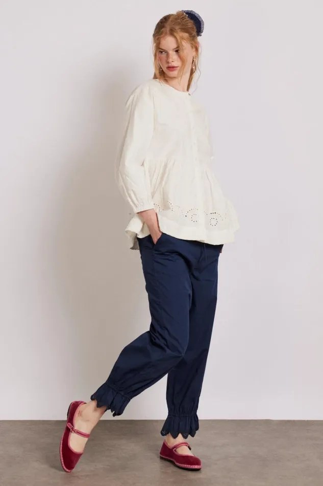 Women Bottoms Damson Madder Pansy Pantaloons