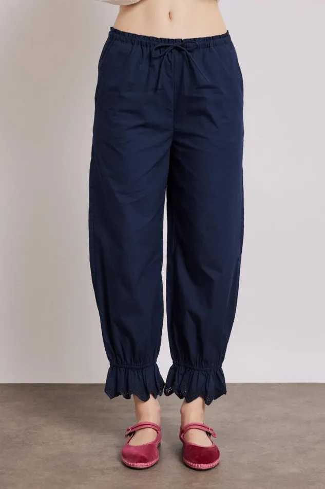 Women Bottoms Damson Madder Pansy Pantaloons